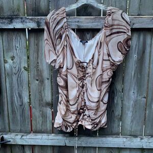 Willow cross cross top sz. 3X